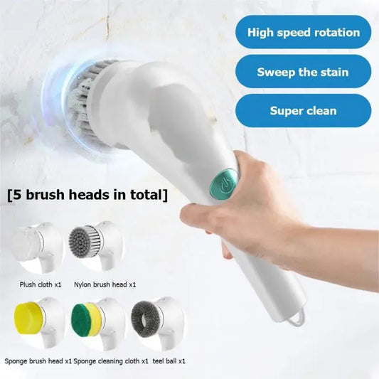 5-In-1 Multifunctional Electric Cleaning Brush