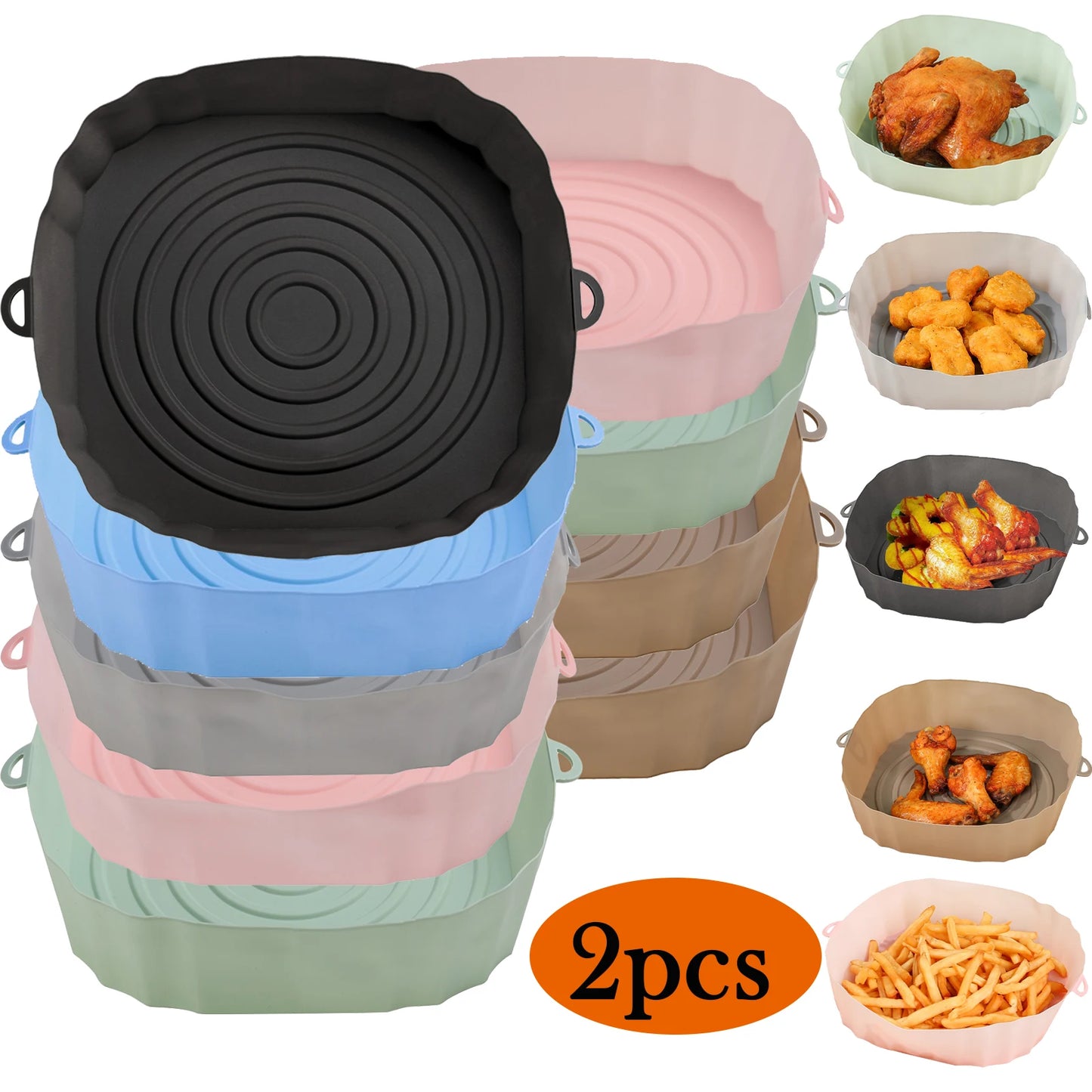 Air Fryer Silicone Baking Tray