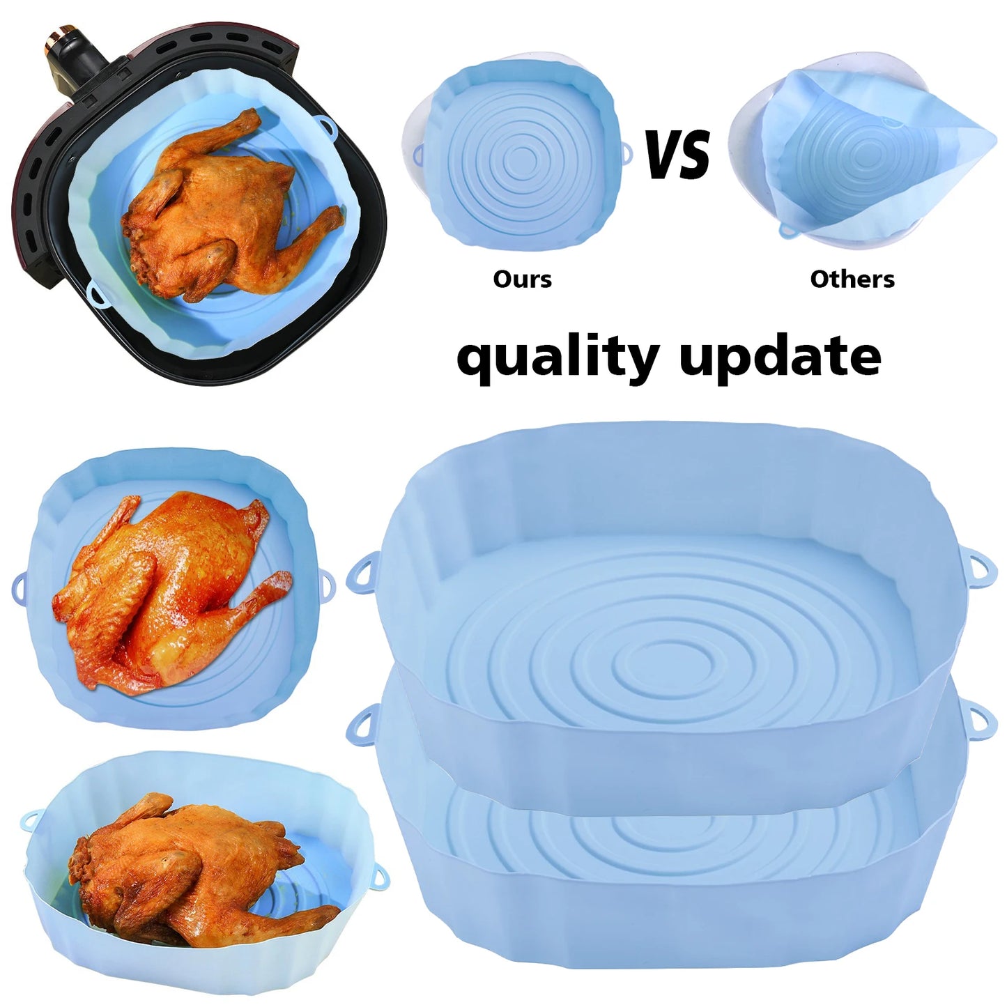 Air Fryer Silicone Baking Tray